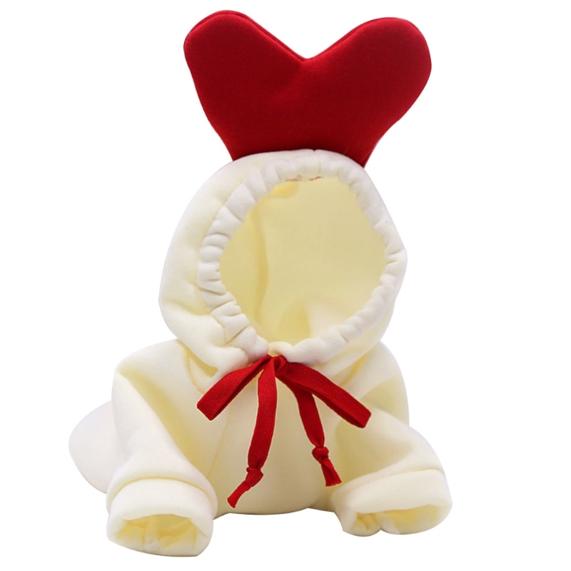 Dog Winter Warm Clothes Cute Plush Coat Hoodies for bulldog Pet Costume Jacket — image 8