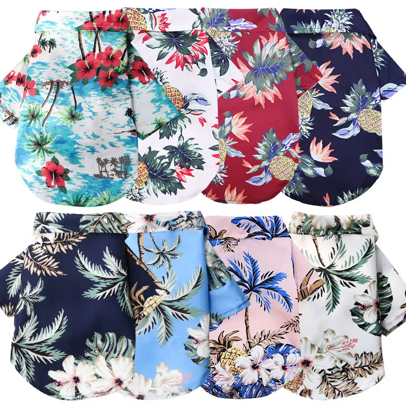 Ropa de Verano para Perros: Camisetas de Playa para Pequeños y Medianos Canes, Perfectas para Pugs, Bulldog Frances y Cachorros — imagen 5