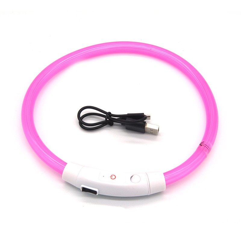 Dog luminous collar luminous pet collar USB charging neck ring LED luminous dog collar — image 4