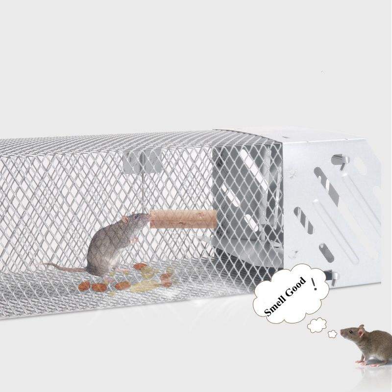 Humane Rat Trap, Chipmunk Rodent Trap That Work for Indoor and Outdoor Small Animal - Mouse Voles Hamsters Live Cage — image 4