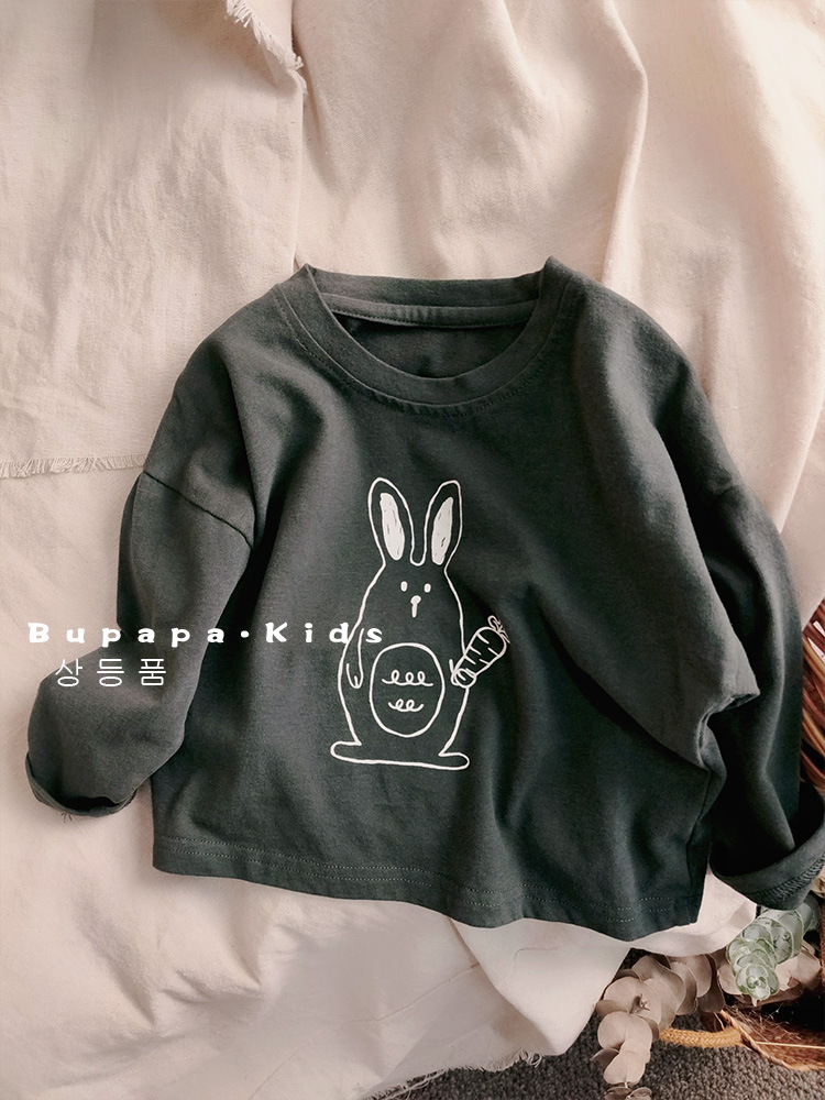Camiseta de manga larga para niños con conejo — imagen 8