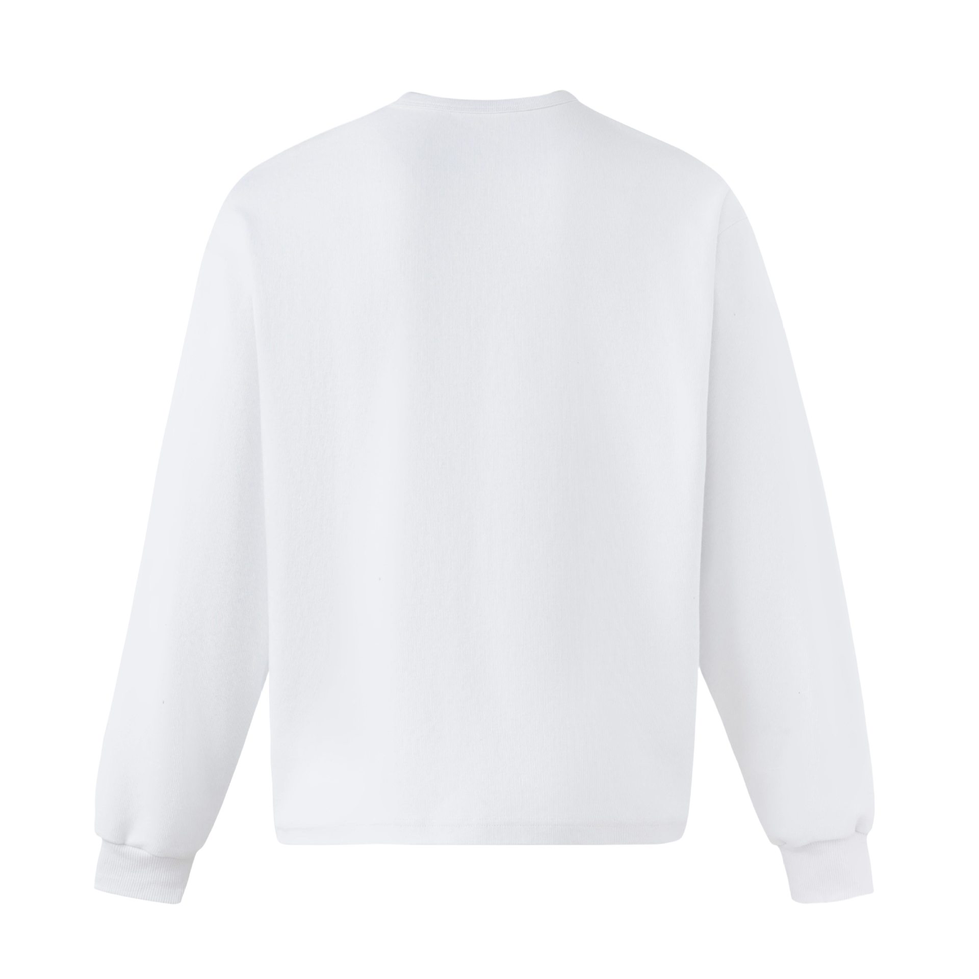 Butterfly Illusion Loose Henley Neck Long Sleeve Hoodie for Men — image 3