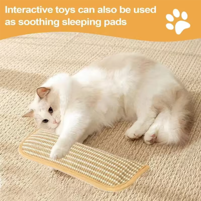 Cat Scratcher Interactive Toys for Cat Catnip Pillow Kitten Claw Grinder Scratching Post for Cats Chew Bite Toys Pet Supplies — image 1