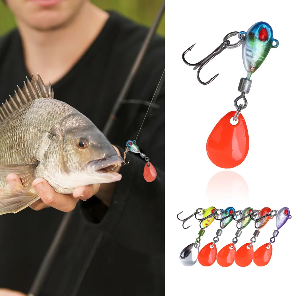 Far Casting Sea Bass Fishing Lures Spoon Spinner Bait Sinking Wobblers Metal Jig VIB Rotating Sequin Tail Saltwater Baits — image 1