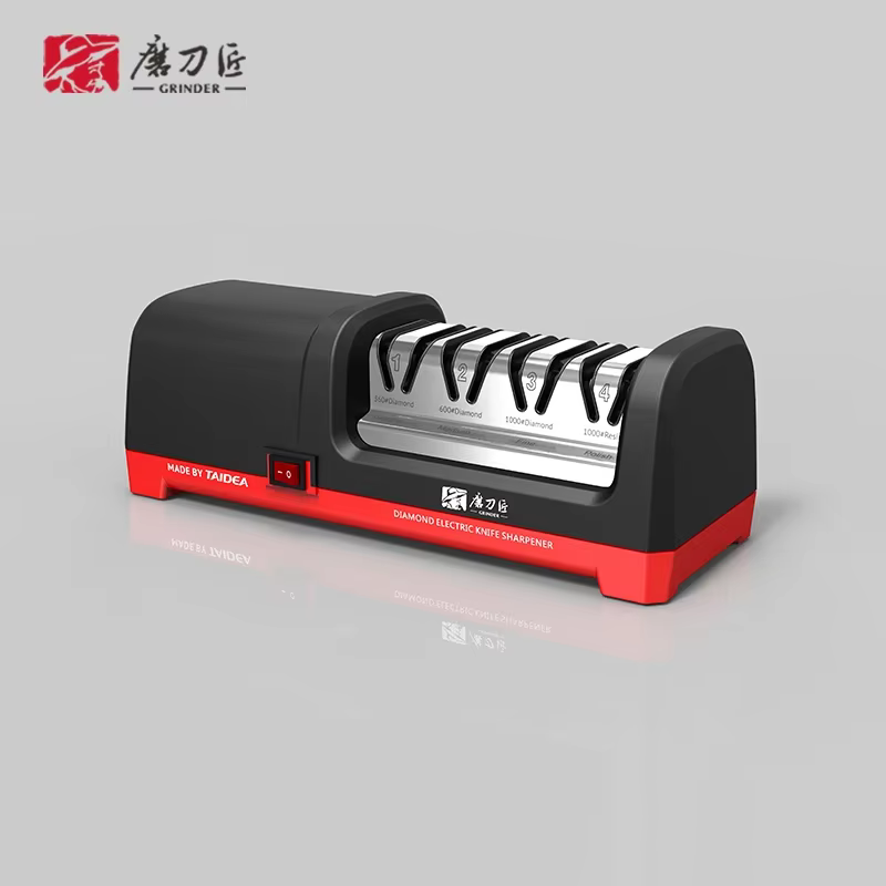 TAIDEA Professional Electric Knife Sharpener EU PLUG Grit 360/600/1000# and Polishing Sharpening Stone GrindStone Power18W — image 2