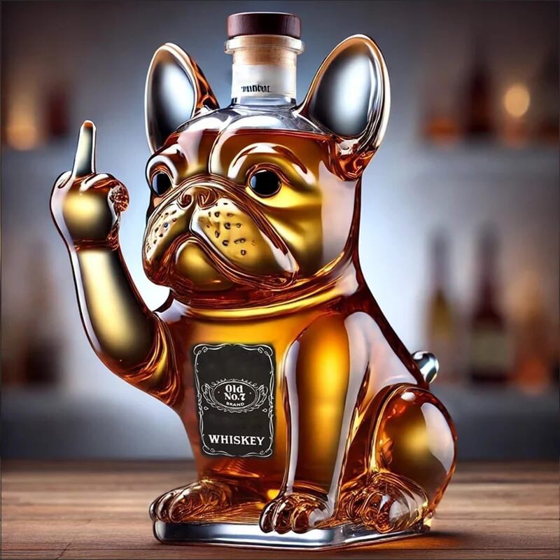 Funny Middle Finger Duck/Turtle/Dog Whisky Glass Decanter – Bar/Office/Home Decor — image 10