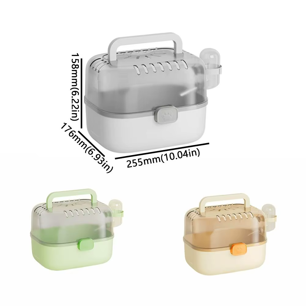 Caja Portátil para Hamsters Resistente y Ventilada — imagen 6