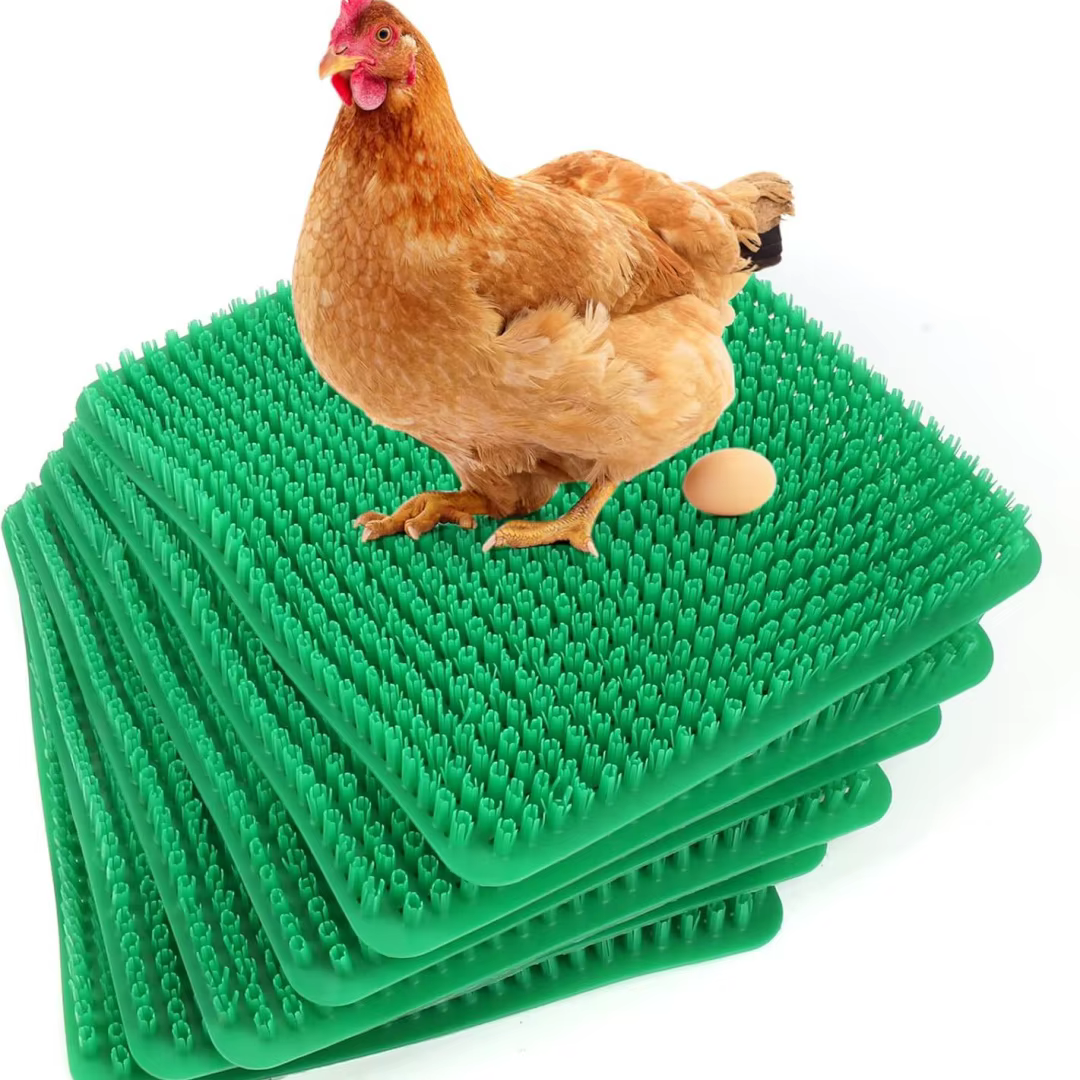 Mantas de Cama para Pollos, Reutilizables y Limpiables - Pisos de Incubación para Gallinas con Corte Fácil — imagen 1