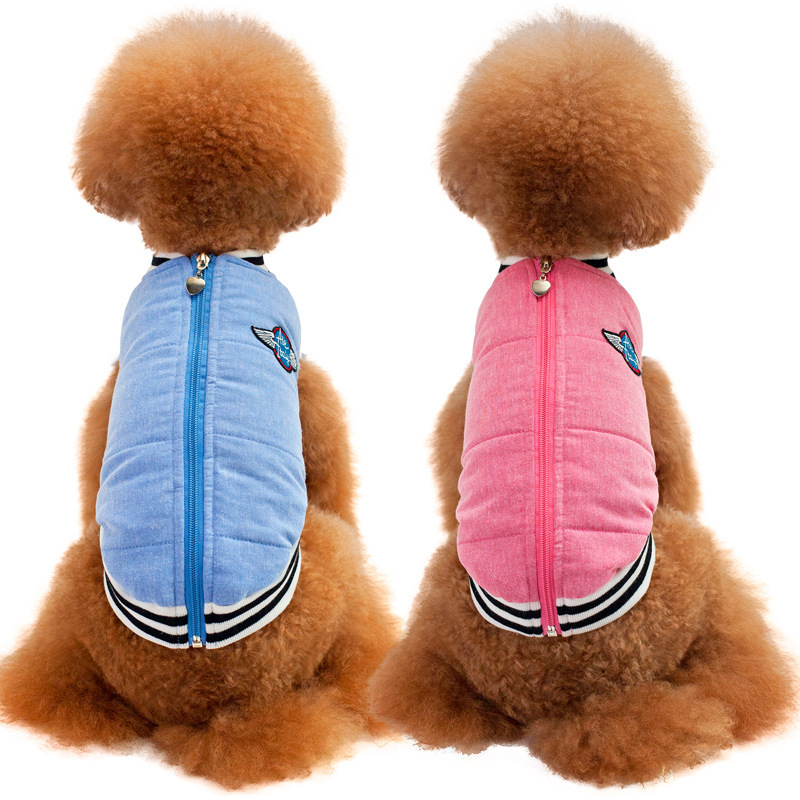Winter New High-End Pet Clothes Classic Baseball Cotton Coat Dog Clothes Pet Supplies — image 5