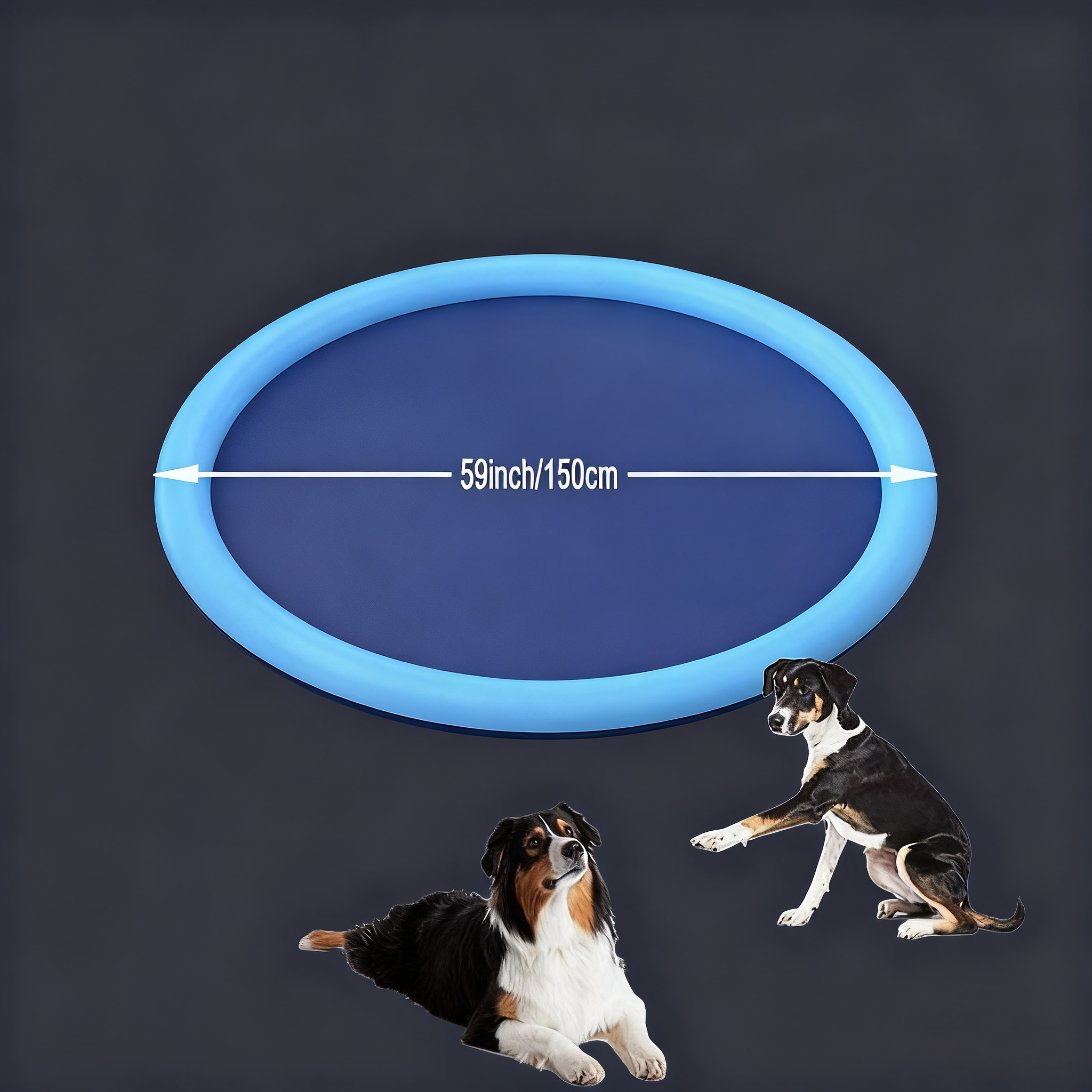 PVC thickened water spray mat for pet play — image 4