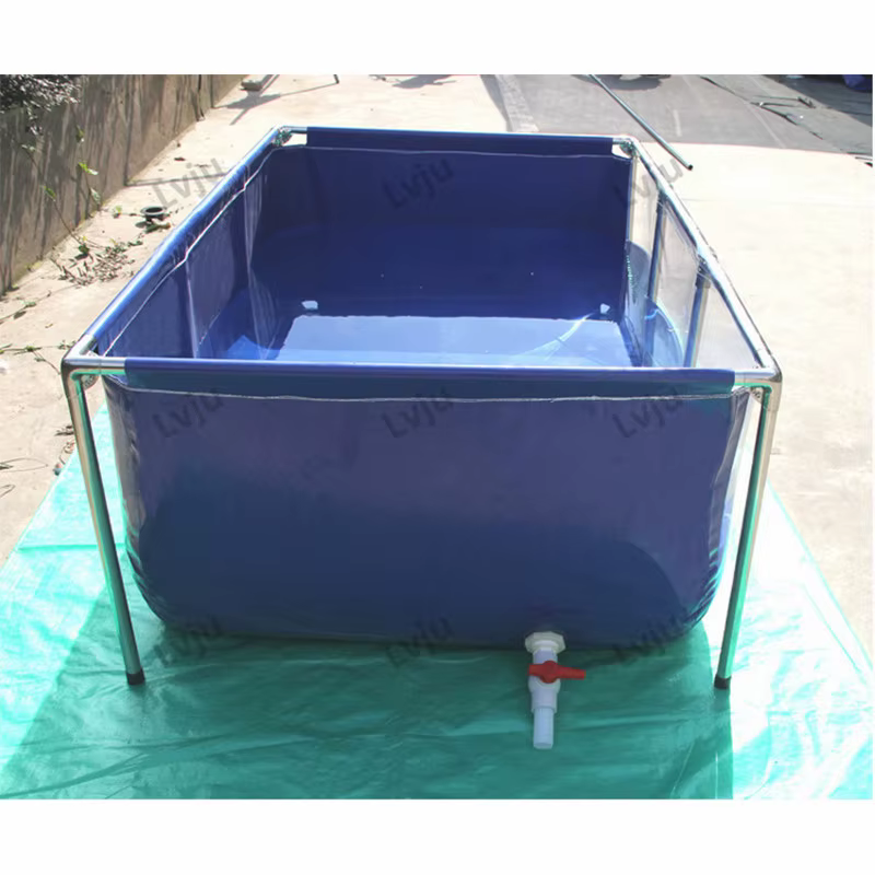 Lvju Fish Aquarium Tank 92 Gallon 350 Liter 100*100*35cm Koi Pond — image 3