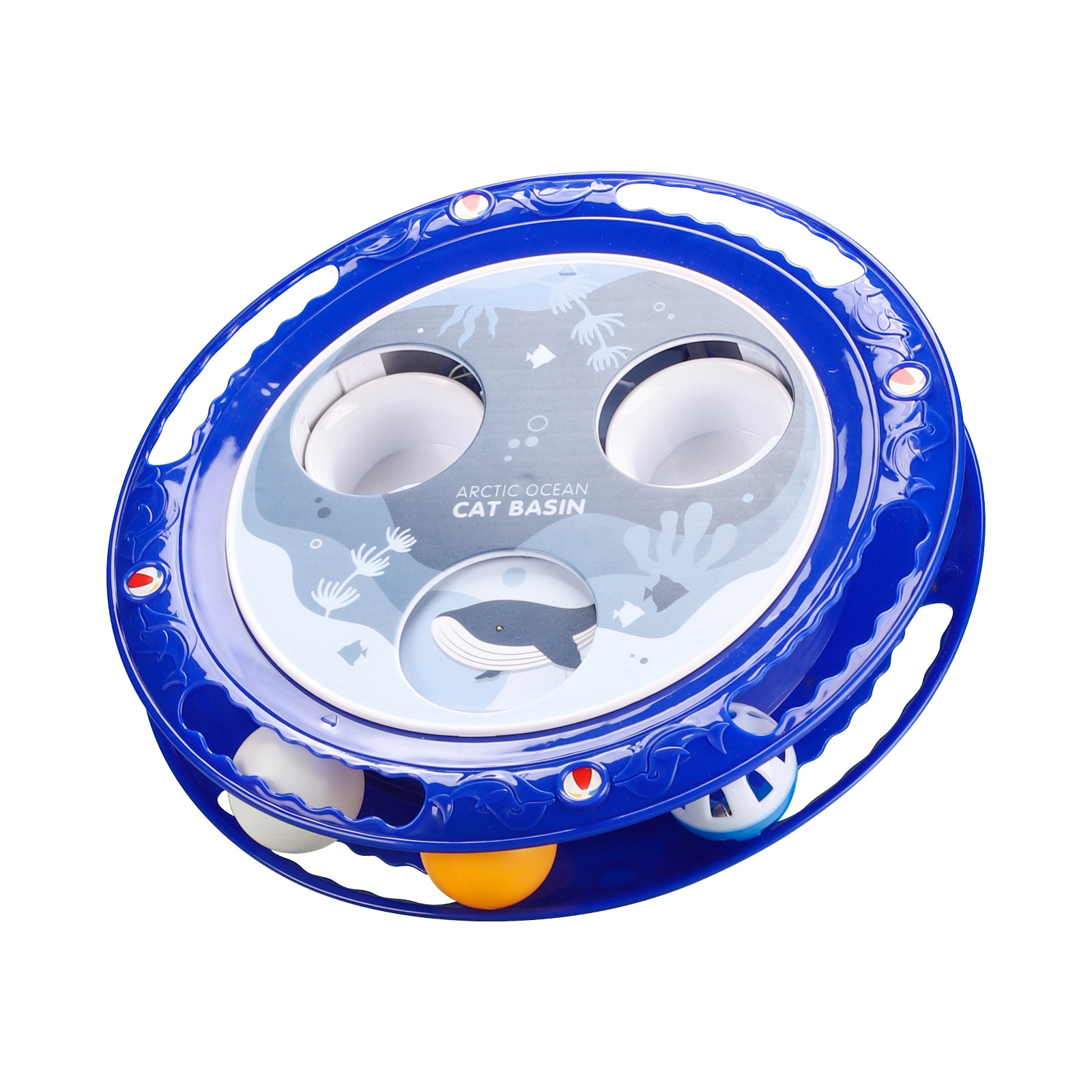 New Interactive Cat Ball Electric Toy 360 Degree Rotation Non-Slip Cat Turntable Toy — image 7