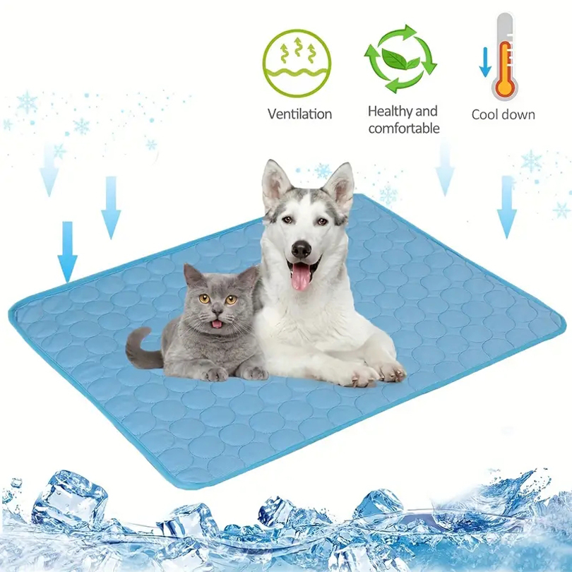 Manta de Enfriamiento para Perros Grandes y Pequeños - Muestras Frías para Verano - Accesorios para Mascotas - Sofá para Gatos - Paño de Hielo para Perros y Gatos — imagen 1