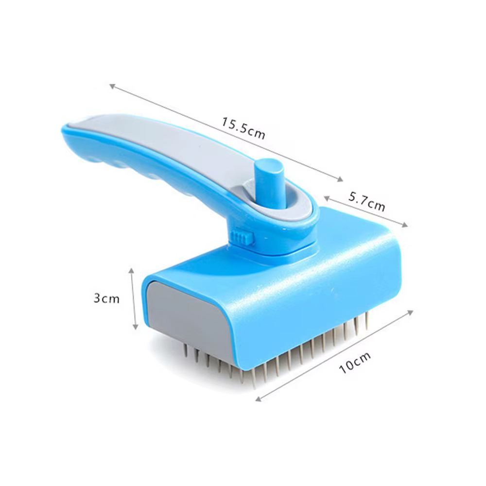 Cepillo de Pelo Automático para Perros con Pinzas de Aguja Auto-limpiable para Cuidado Canino de Alto Rendimiento para Mascotas de Tamaño Pequeño y Mediano — imagen 7