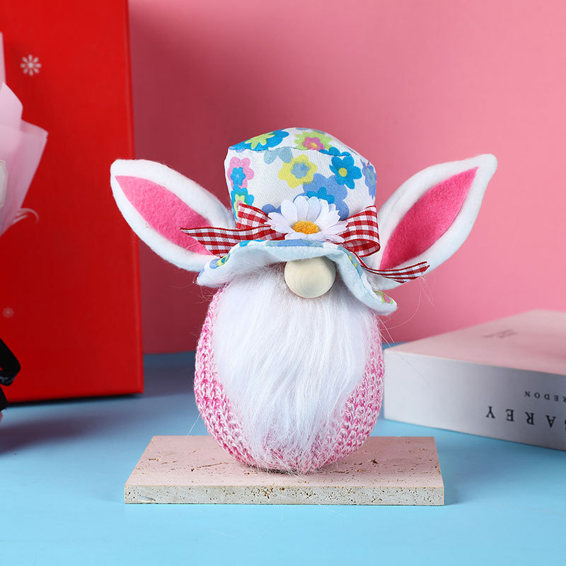 Nueva decoración de gnomos sin cara para conejo de Pascua — imagen 7