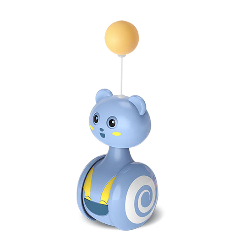 Cat Interactive Feather Toys Pet Bumbler Funny Toy Interactive Cats Toys Cat Rolling Teaser Feather Wand Toys Rotating Ball — image 5