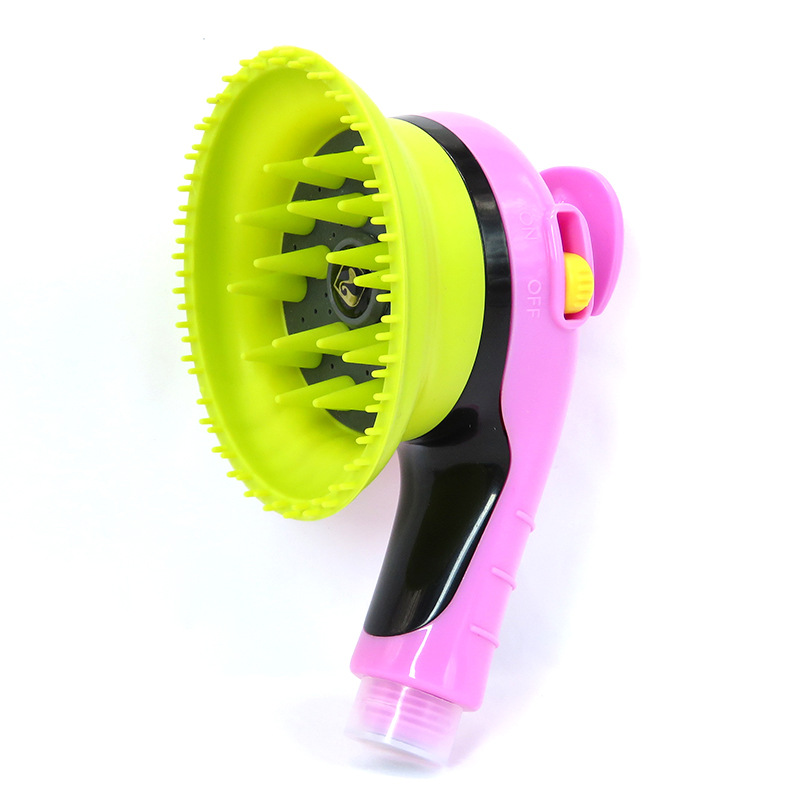 Pet Massage Shower Brush Cat Dog Shower Pet Cleaning Comb Bath Brush — image 4