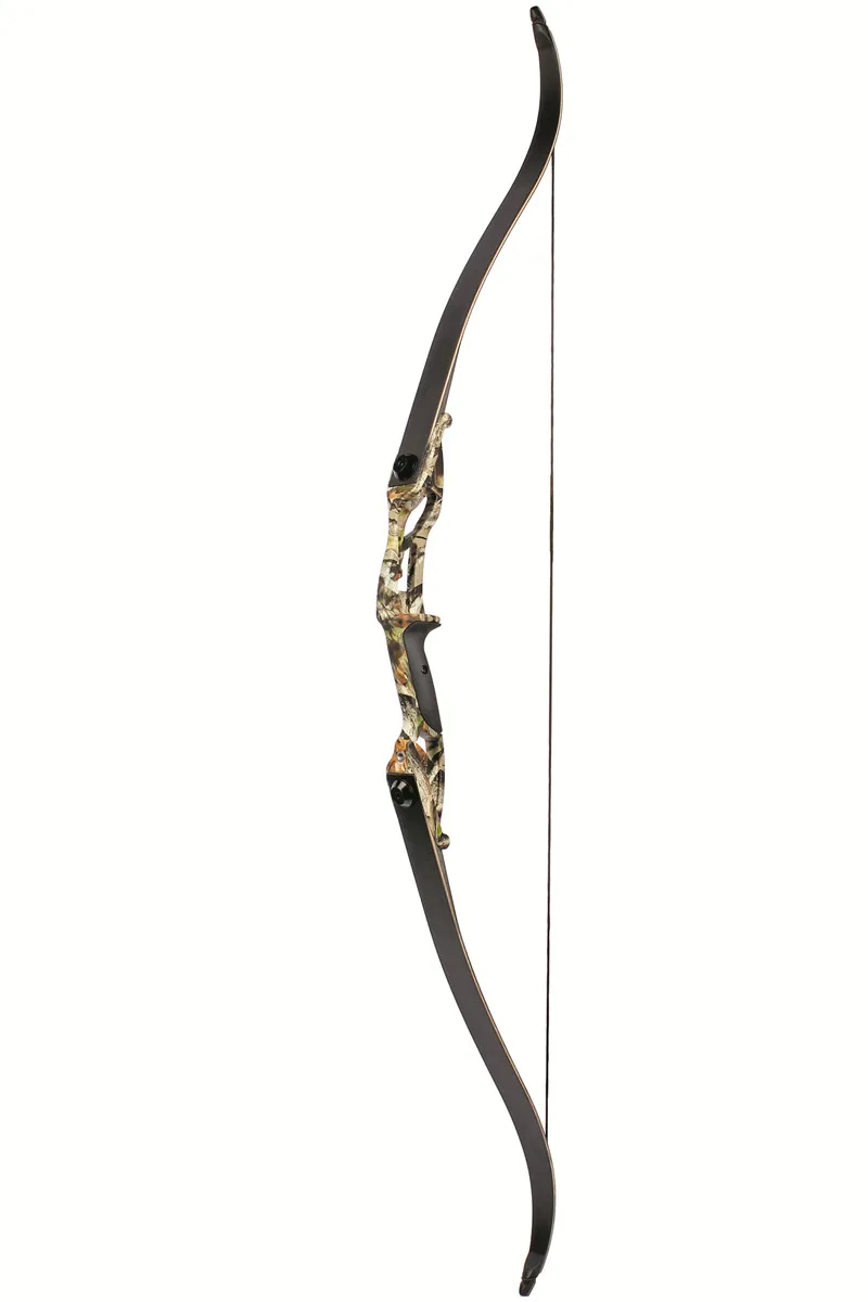 Arco Recurvo F179 de 56" en 3 Colores, 30-50lbs, Arco Desmontable Estilo Americano para Caza, con Accesorios DIY, para Caza y Tiro al Aire Libre, Uso para Principiantes — imagen 3