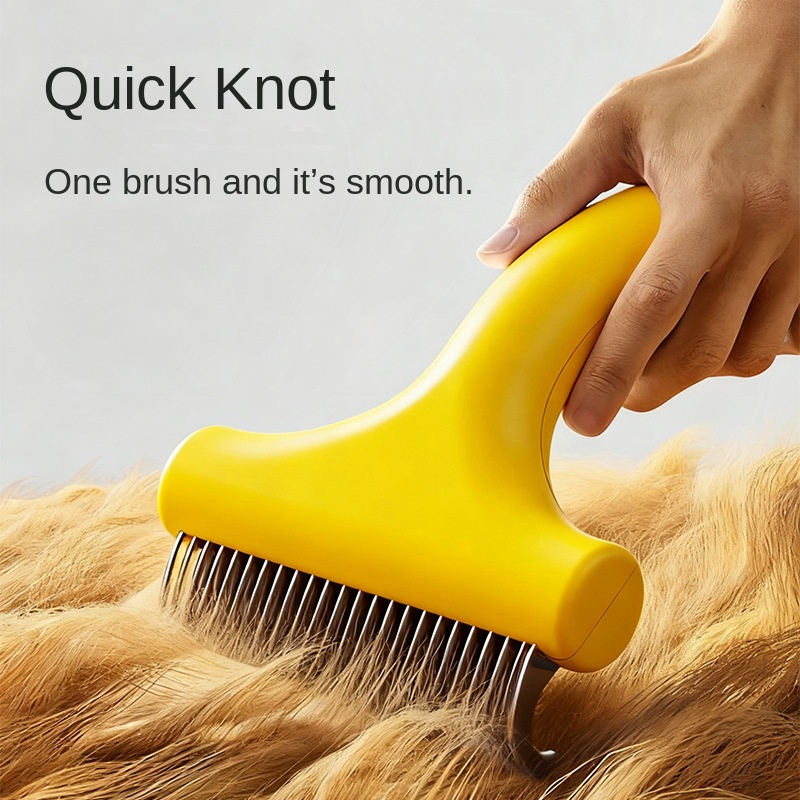 Nueva Cuchilla para Desenredar Mascotas: Peine para Gatos con Eliminación de Pelo Suelto, Control de Shedding y Cepillado — imagen 4
