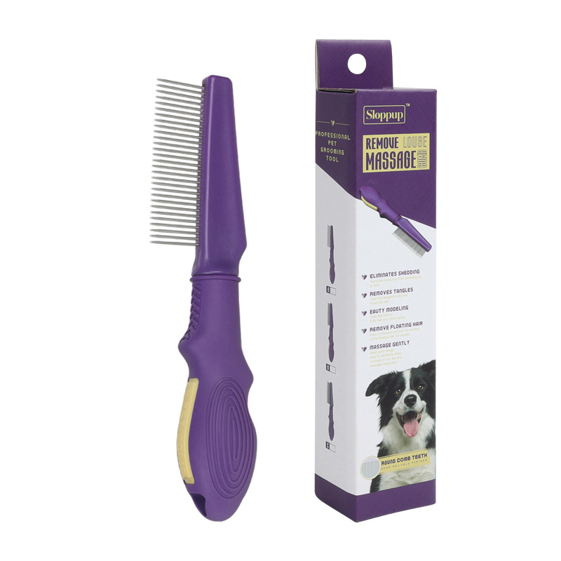 Pet Comb High and Low Needle Hair Removal Flea Comb Cat Dog Long and Short Needle Open Knot Beauty Comb — image 8