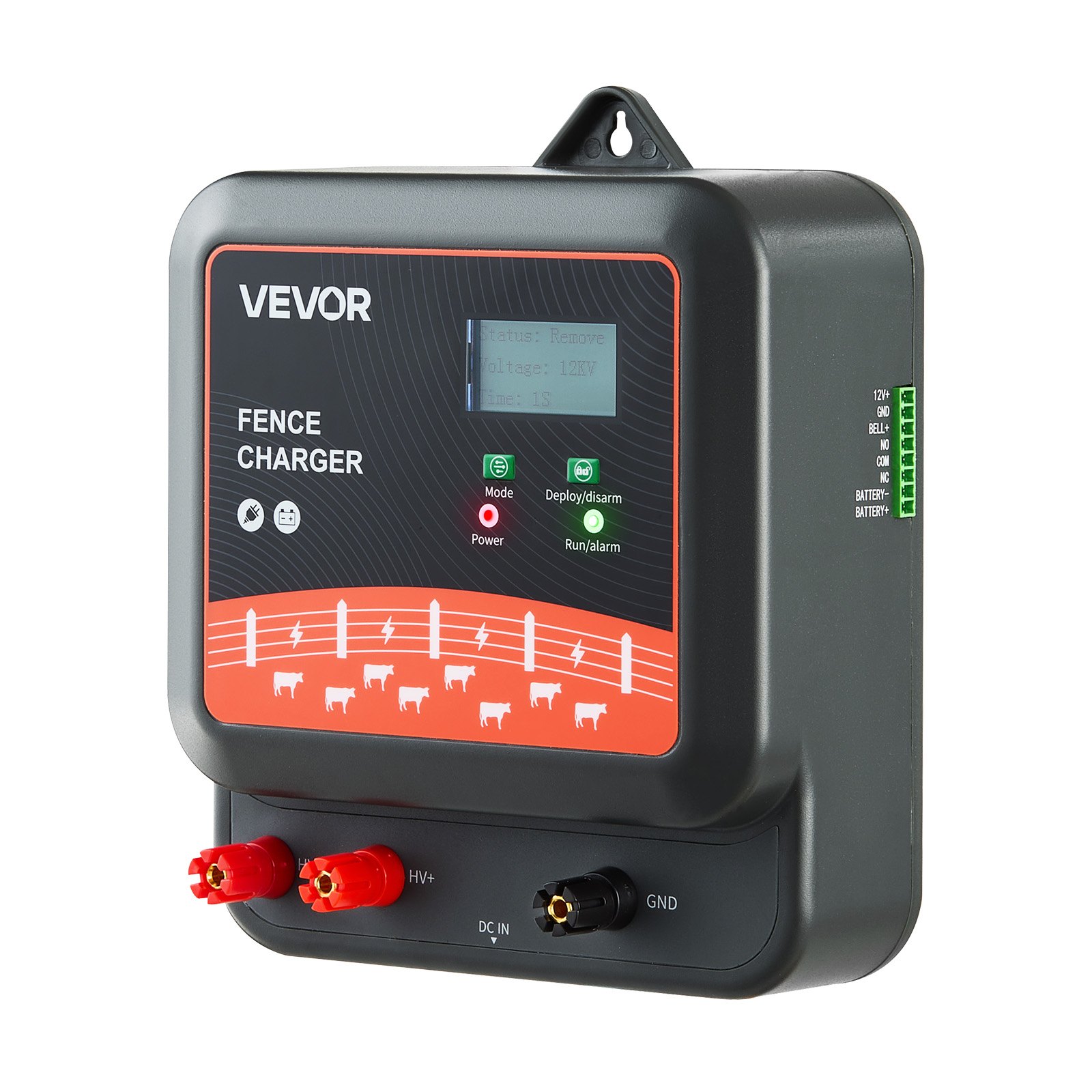 Cargador Eléctrico de Redes de Protección, 2J/3J/5J, Energizador con Pantalla LED en Tiempo Real, Rango de 10 km, Carga AC-DC Potente para Redes de Seguridad, Repelente de Animales Silvestres para Ganado y Pájaros — imagen 1