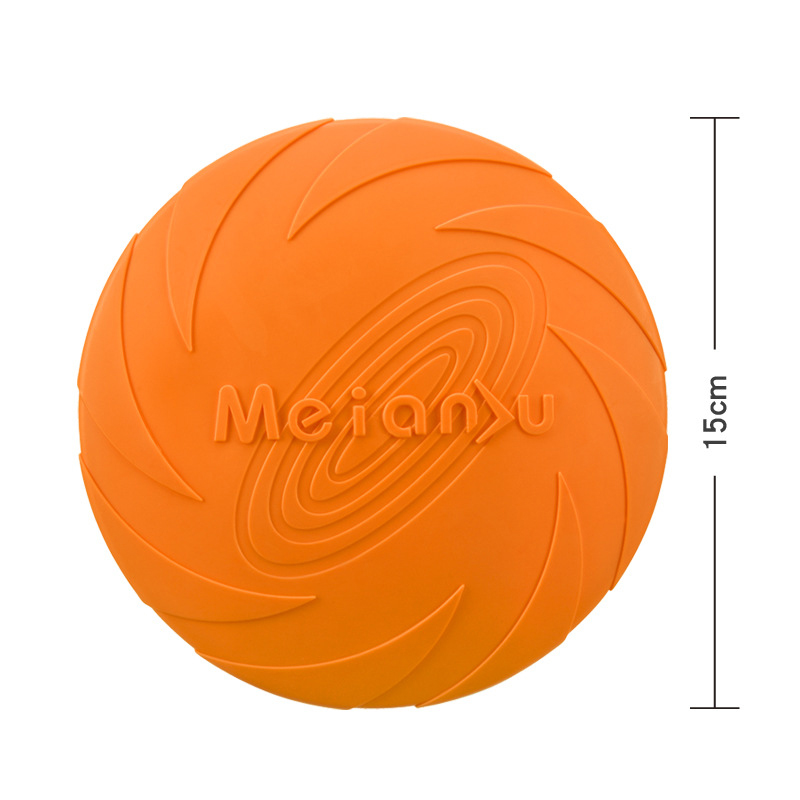 Meianju Dog Frisbee Pet Toys Interactive Toys Pet Frisbee Floating Bite resistant Retrieving Training — image 19