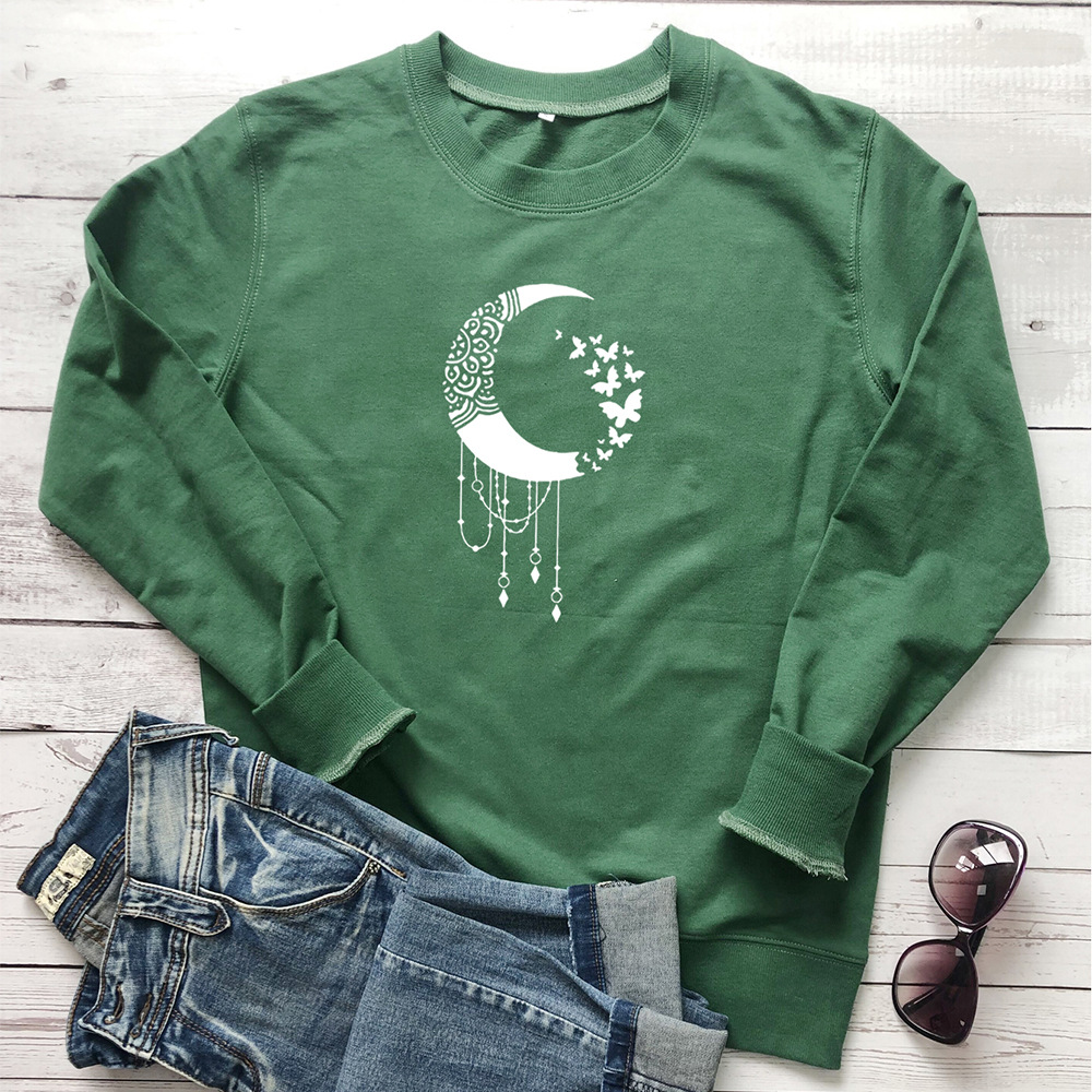 Moon Butterfly Printed Hoodie — image 6