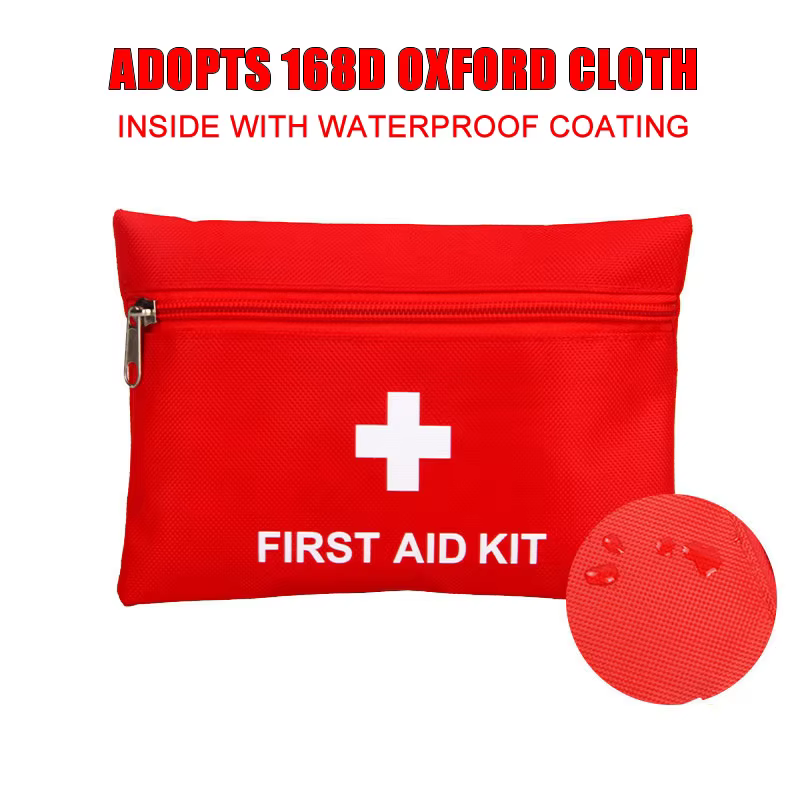 50pcs Set Portable First Aid Kit Red Car Emergency Kit Accessories For Home Family Travel Outdoor Emergency Medical Treatment — image 3