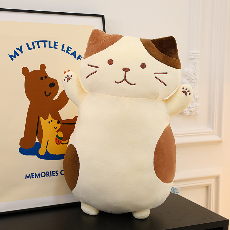 Cat Doll Girl Holding Big Doll Plush Toy Birthday Gift Girl — image 5