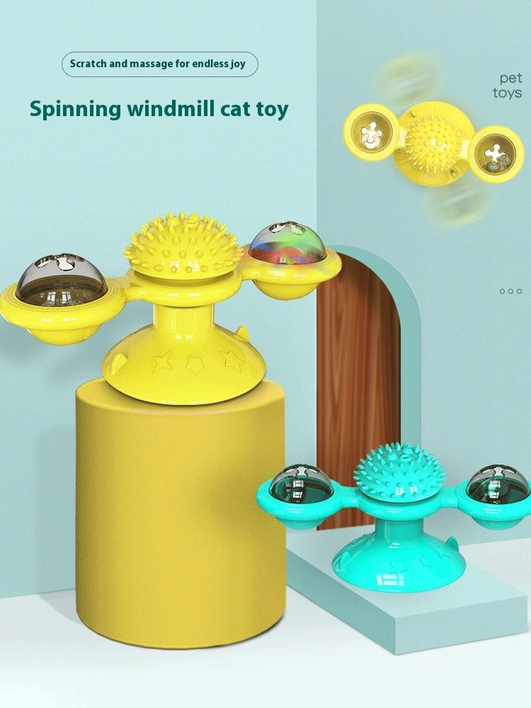 Juguetes de Entretenimiento para Gatos Interactivos con Lámpara LED, Suporte de Pegamento y Hierba de Gato - Conjunto de Ejercicio y Diversión para Casas — imagen 12