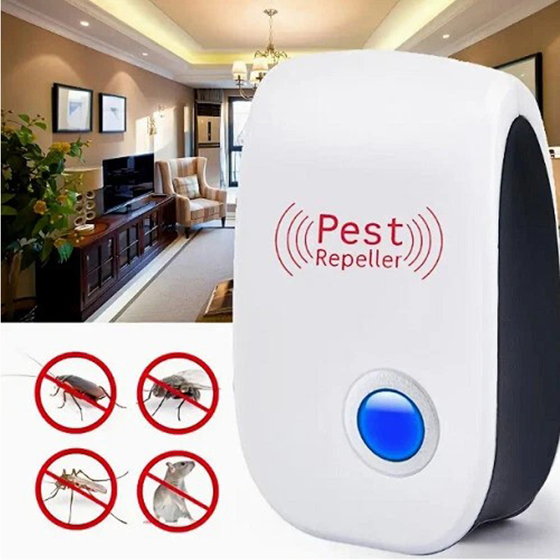6 Piezas de Repelente Ultrasónico de Plagas, Enchufable para Control de Plagas de Interior: Mosquitos, Insectos, Cucarachas, Ratas, Bichos y Arañas — imagen 1