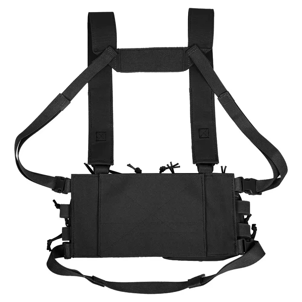 Vestido de Táctico para Pecho con Bolsillos Multifuncionales - Rig de Campo con Cinturón Camuflado y Resistencia a Abrasiones — imagen 3