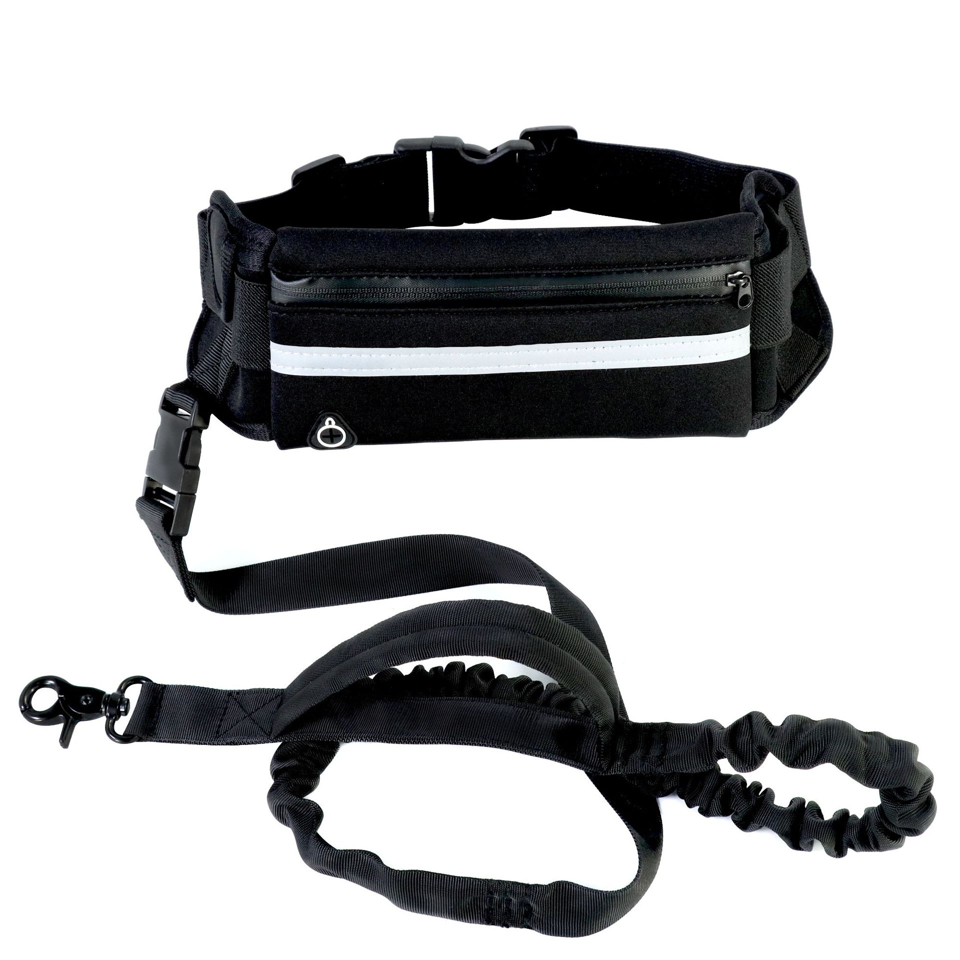 Cinturón Inalámbrico para Perros - Cinturón de Adiestramiento con Correa Elástica Absorbente para Perros Grandes hasta 82 kg, Bolsillo de Teléfono y Botella de Agua — imagen 5