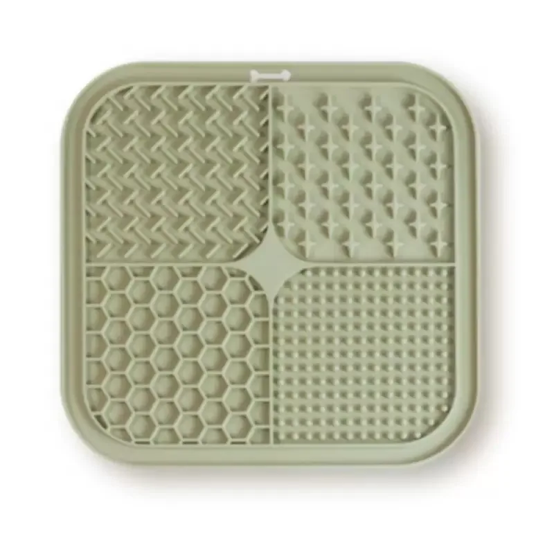 Pet Licking Mat Silicone Pet Food Suction Cup Licking Mat Slow Feeding Mat Anti-choking Slow Food Basin — image 8