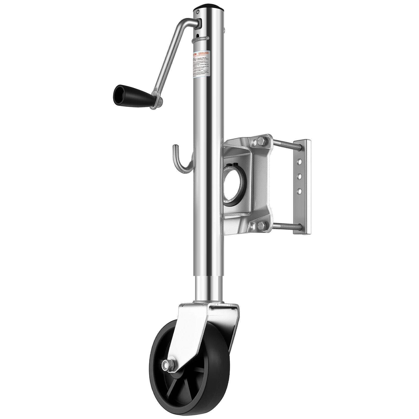 Trailer Jack With Wheel, 1000 Lbs Load Capacity, Heavy Duty Swivel Boat Trailer Jack With PP Single Wheel & Ergonomic Handle, 10-inch Lift, Fit For RVs, Boats, Horse Trailers, Utility Trailers — image 1