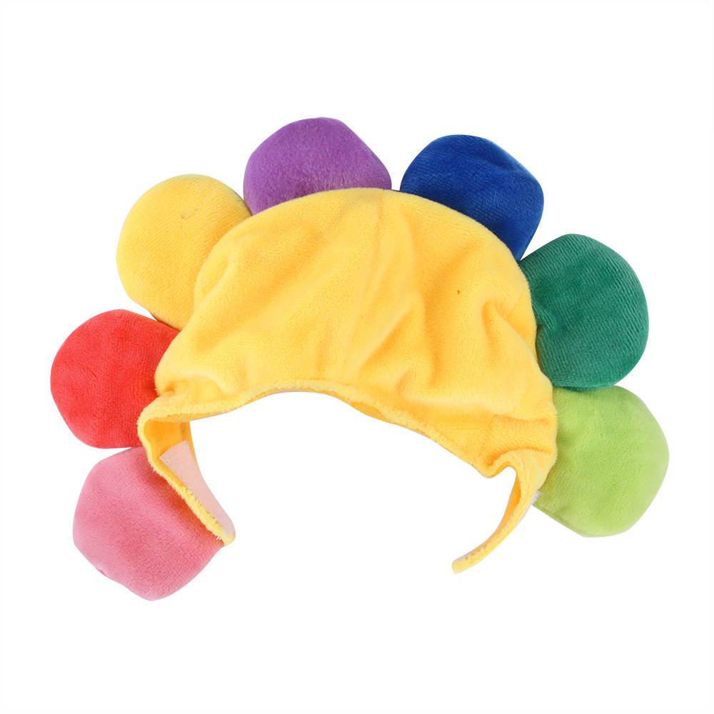 Sunflower Flower Pattern Pet Hat Headpiece for Dogs and Cats — image 2