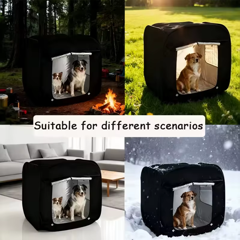 2026 Nueva Tienda para Mascotas Plegable, Impermeable al Viento, Multifuncional, Extra Grande, Equipo de Entrenamiento, Adecuada para Juegos en Interiores y Sombra al Aire Libre — imagen 2
