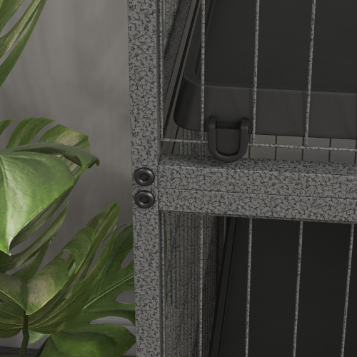 Jaula para Animales Pequeños de 5 Niveles, Jaula para Hurones, Jaula Grande para Chinchillas con Accesorios de Hamaca y Alambres Resistentes — imagen 8