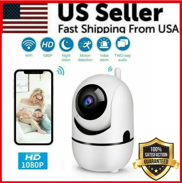 Cámara de Seguridad WiFi Inalámbrica para Interior con Visión Nocturna 1080p para Mascotas y Niños — imagen 3