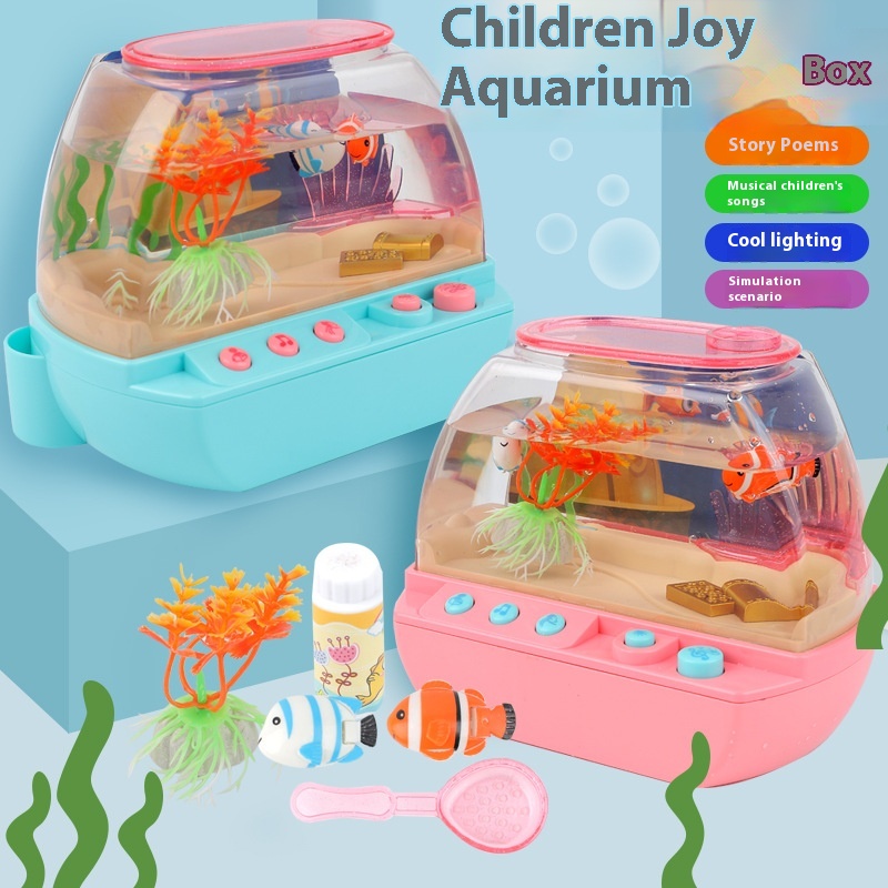 Juguetes Educativos Mini Acuario Feliz para Niños — imagen 1