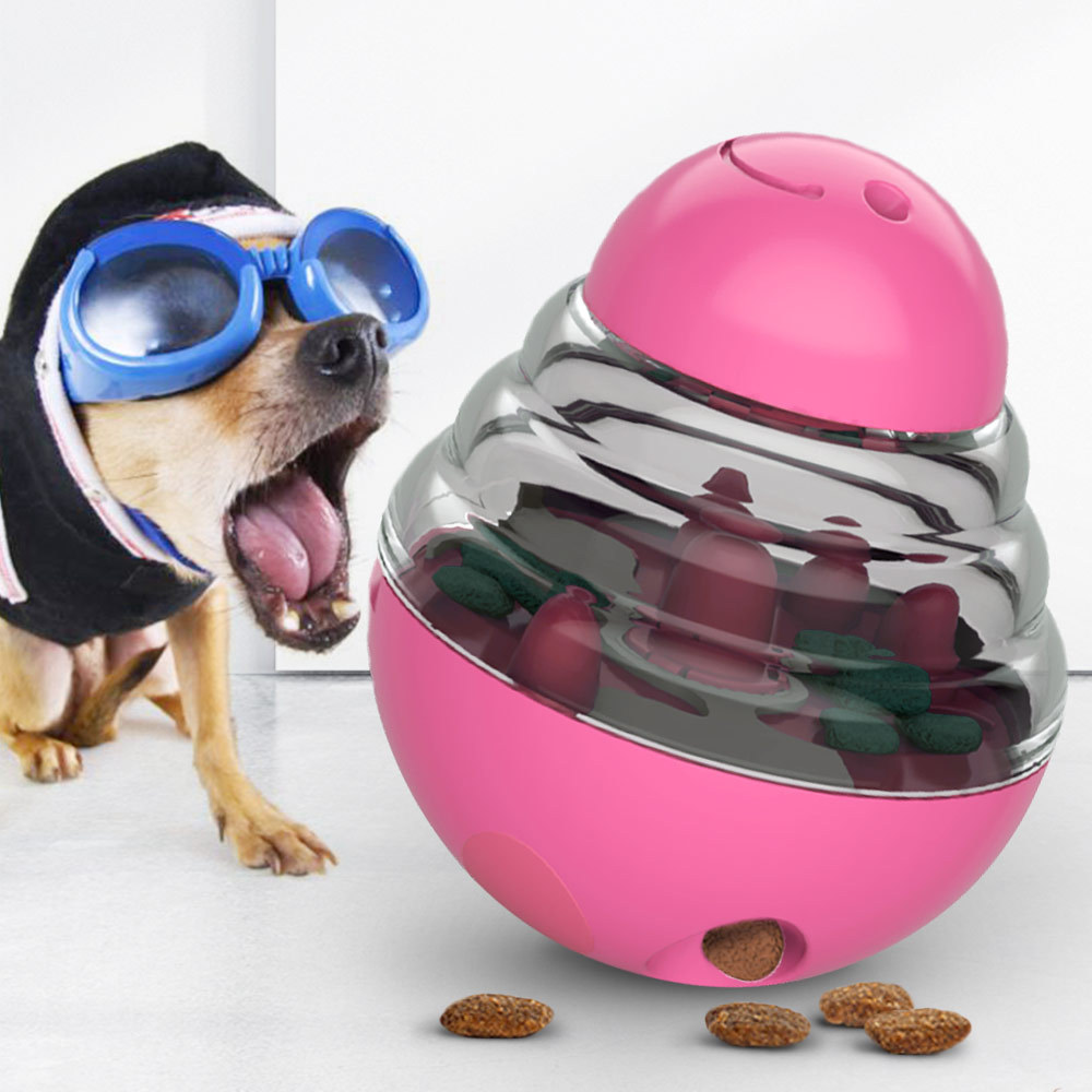 Dog Toy Leaking Food Ball Pet Supplies Tumbler Educational Slow Food Toy Ball — image 4