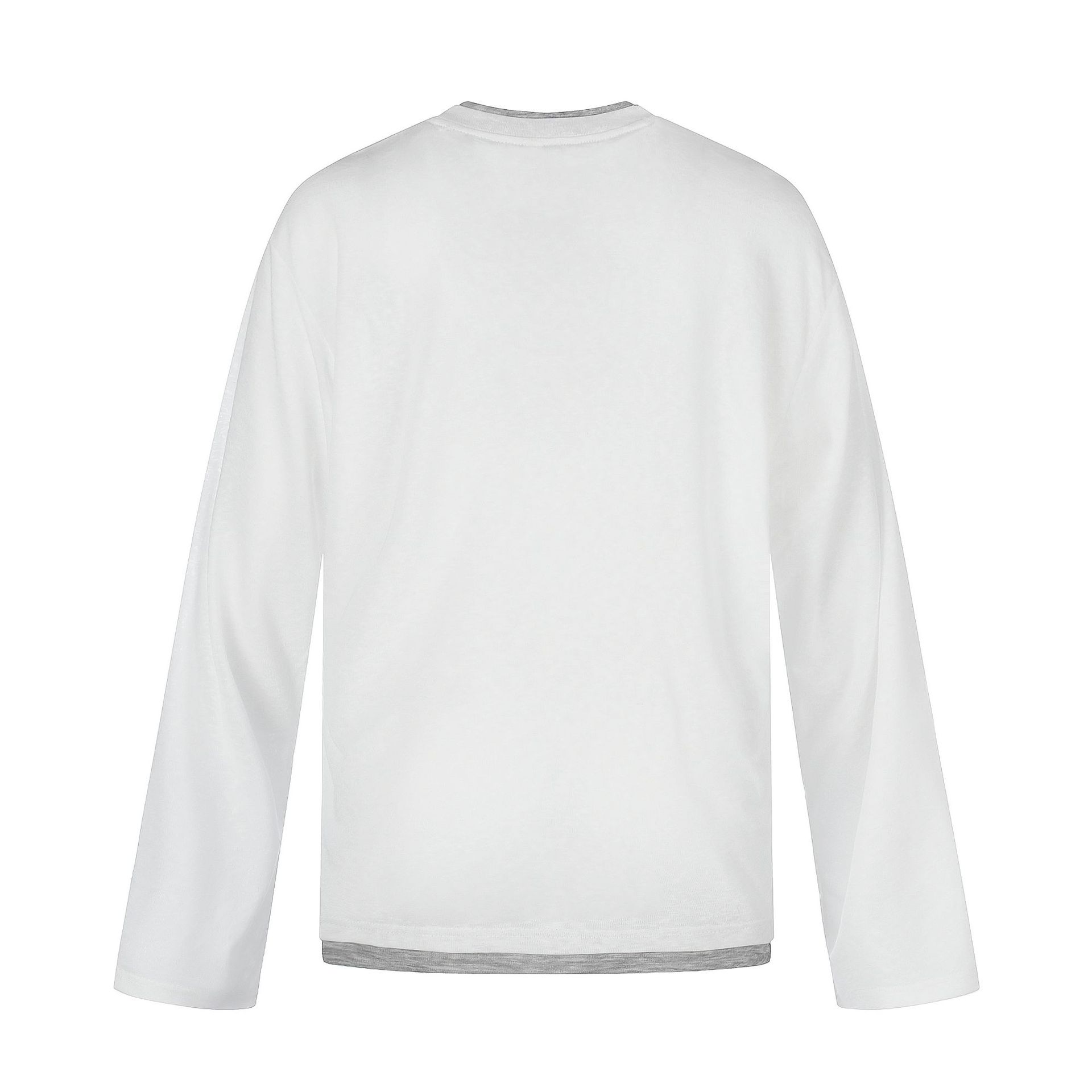 Hand-painted Horse Graffiti Print Long Sleeve Loose Fit Unisex T-Shirt — image 3