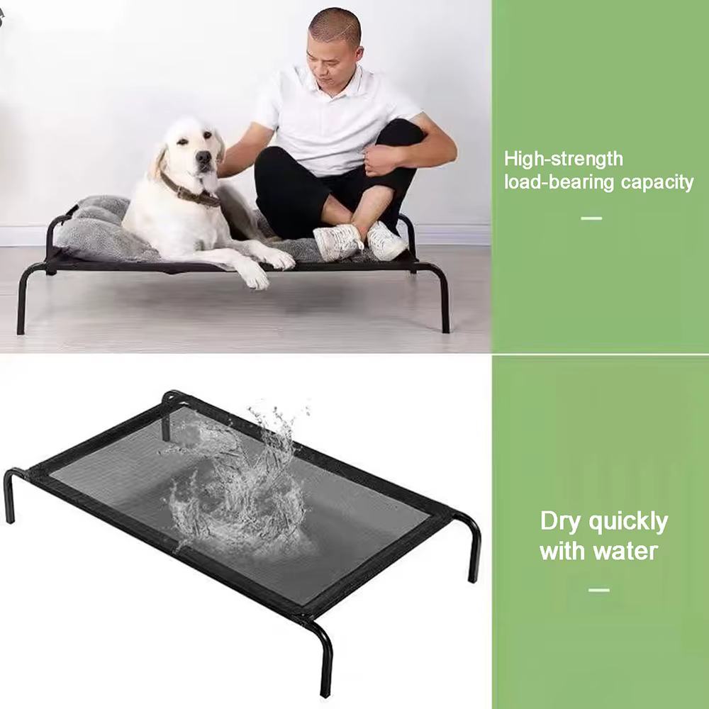 For Outdoor Home Use Elevated Big Dog Bed Summer Dog Nest Convenient Carry Moisture Proof Non-Slip Large Cat Bed Durable — image 4