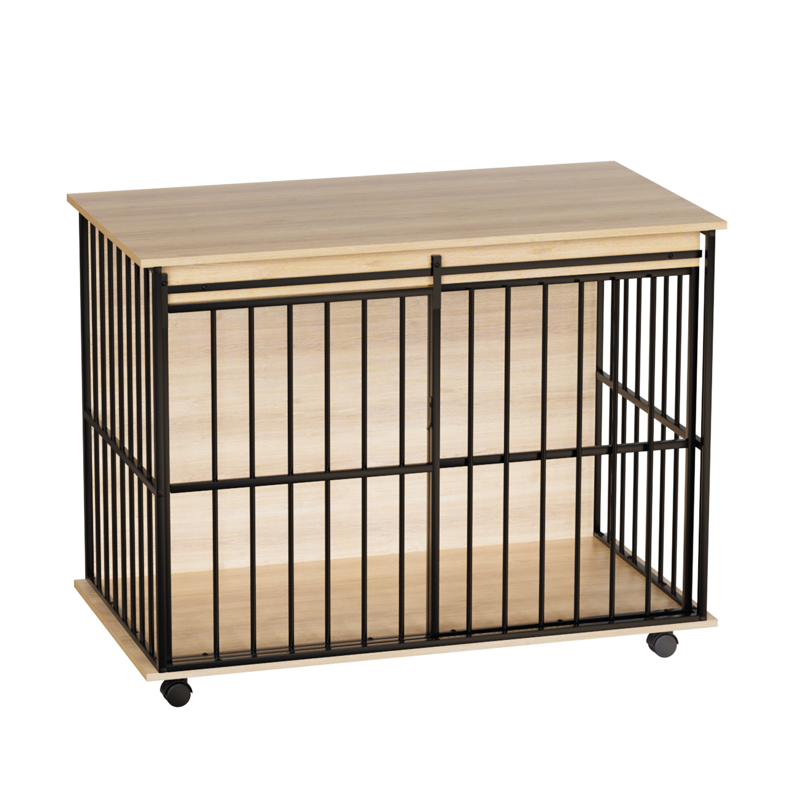 Dog crate furniture, large-sized dog crate suitable for medium to large dogs, wooden dog kennel furniture — image 2