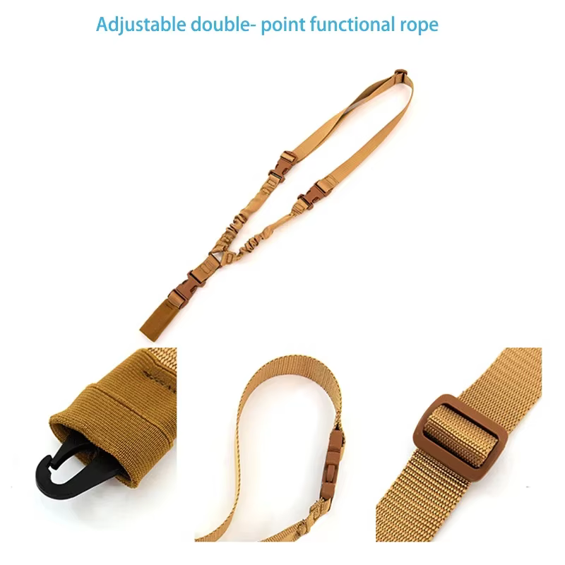 Shot Gun Belt Hunting Accessories Tactical Gear Tactical Single Point Gun Sling Shoulder Strap Rifle Rope Belt with Metal Buckle — image 4
