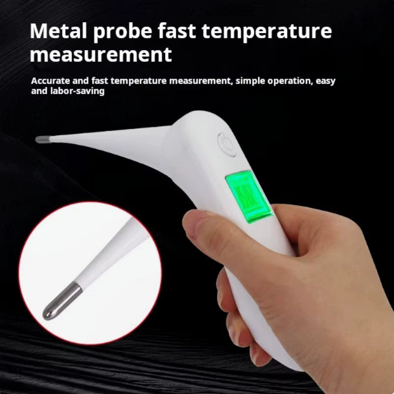 Termómetro para Animales Ovejas, Cerdos, Vacas Pantalla Grande Termómetro de Alta Precisión Cabezal Suave Pistola de Temperatura para Ganado — imagen 4