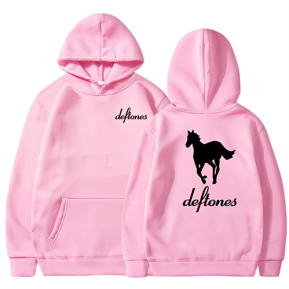 Deftones White Horse Print Hoodie Casual Unisex Sweatshirt — image 10