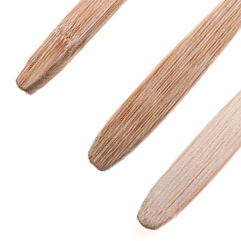 Bamboo Toothbrush with Charcoal Bristles Natural Dental Care for Home Family Travel — image 2