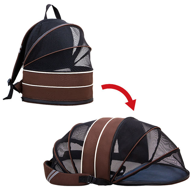 Cat Bag Expandable Out Portable School Bag Cat Cage Shoulder Backpack Pet Bag Summer Breathable Cat Out Backpack — image 9