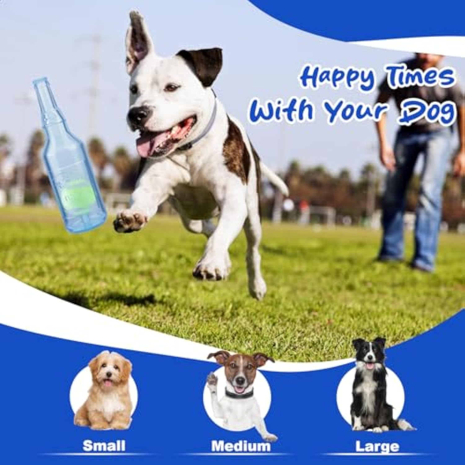 Water Bottle Dog Toy Squeaky Dog Toys For Aggressive Chewers Indestructible Dog Chew Toys For Small Medium Large Dogs Dog Toy Water Bottle Cruncher Interactive Dog Toys For Boredom — image 9